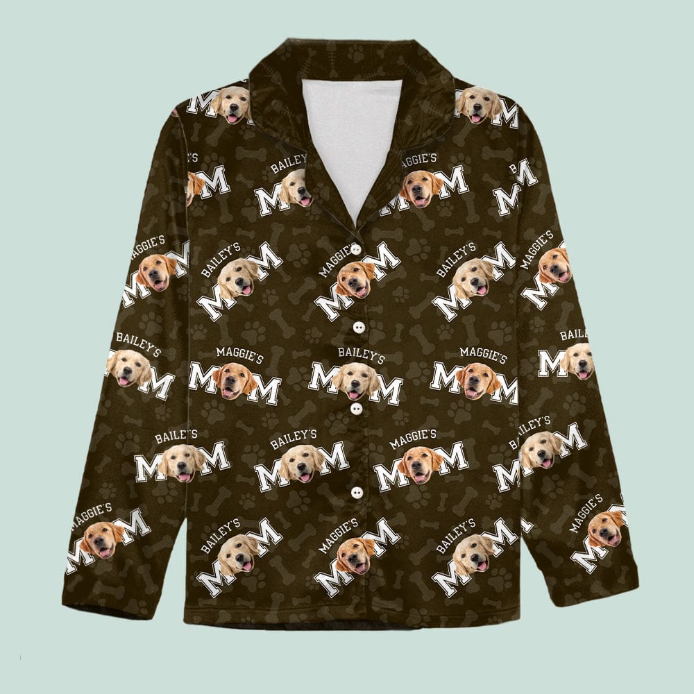 Custom Photo Dog Dad Dog Mom Pajamas N304 888801 - Image 3
