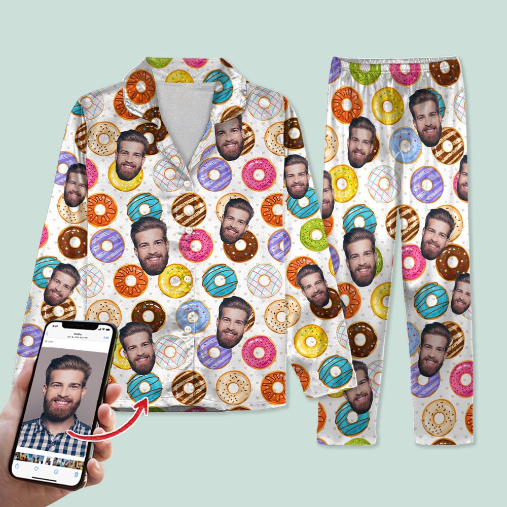 Custom Photo Tie Dye Background For Christmas Pajamas N304 888812 - Image 2