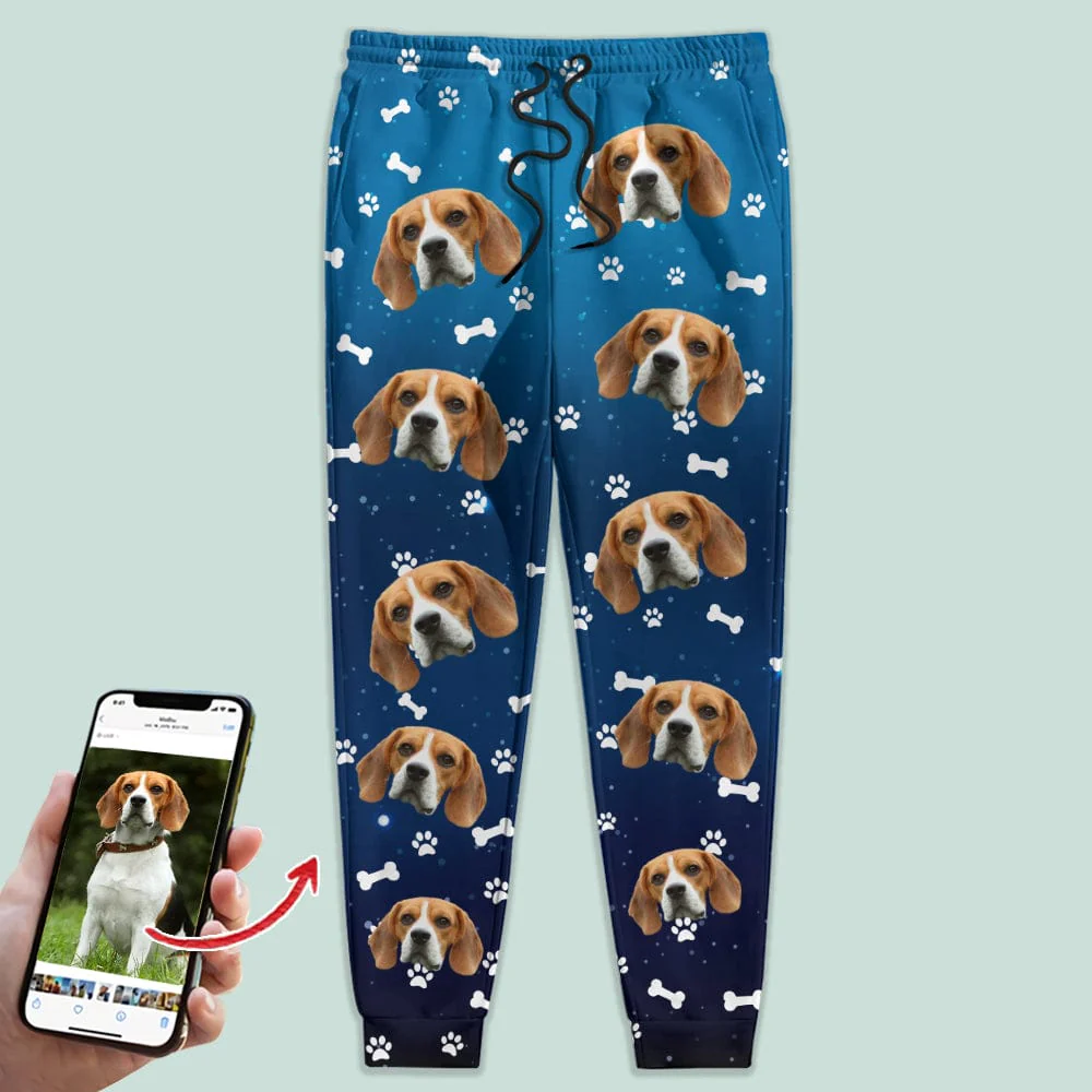 Custom Photo Dog Cat Galaxy Pet Sweatpants HO82 T368 888813 - Image 2