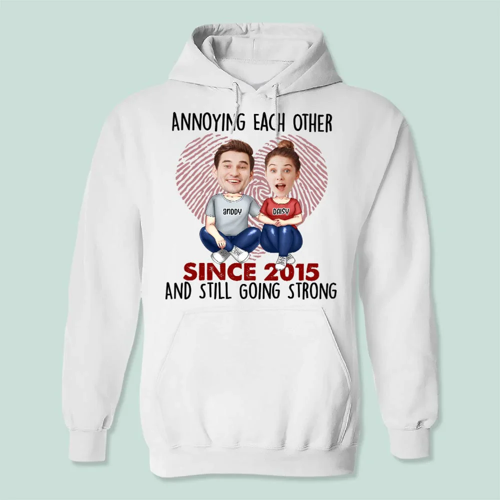 Custom Photo Annoying Since Year Still Going Strong Shirt K228 HN590 - Image 3