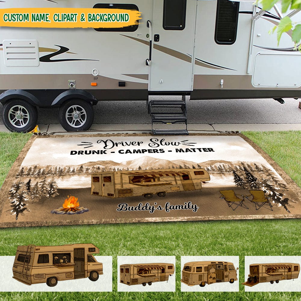 Making Memories One Campsite At A Time Camping Patio Rug TA29 888857 - Image 3
