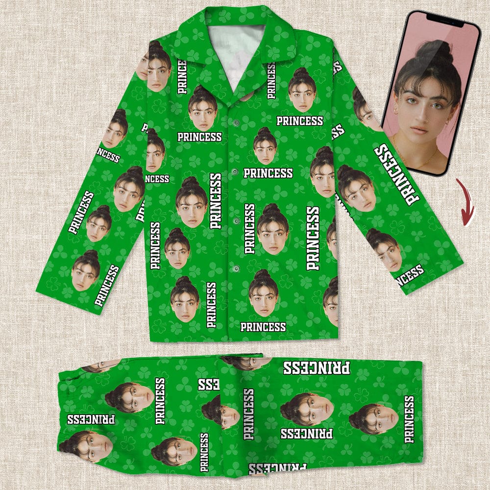 Custom Face Photo St. Patrick's Day Pajamas K228 888869 - Image 2