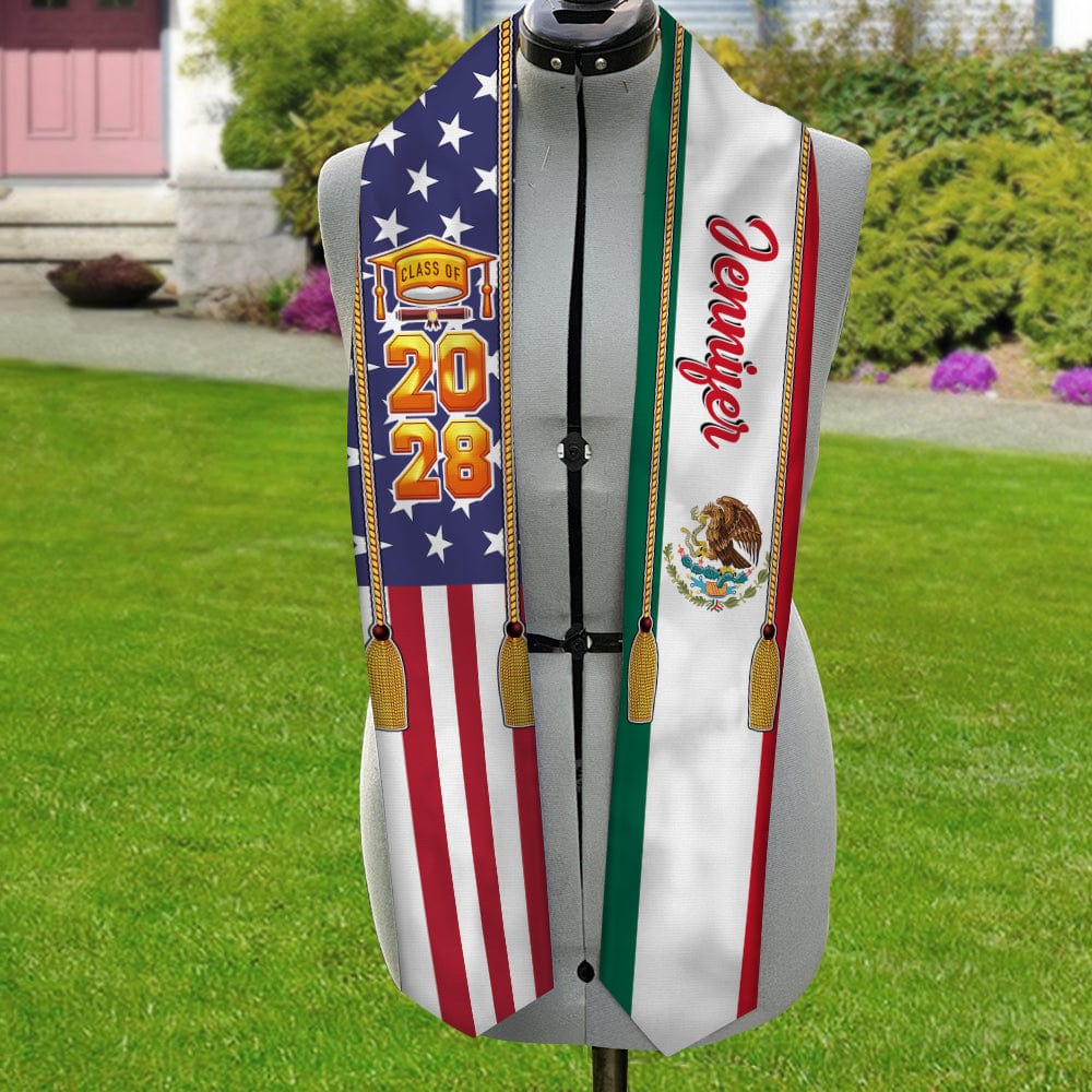 Country Flag Class of 2026 Stoles Sash, Graduation Gift, Senior Gift K228 CH07 888875 - Image 36