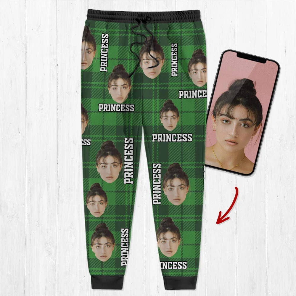 St. Patrick's Day Custom Human Face Photo Irish Sweatpants K228 888876 - Image 2