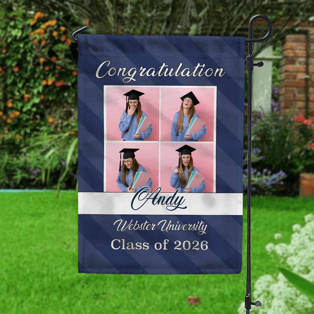 Congratulation Graduation Garden Flag HN590 - Image 15