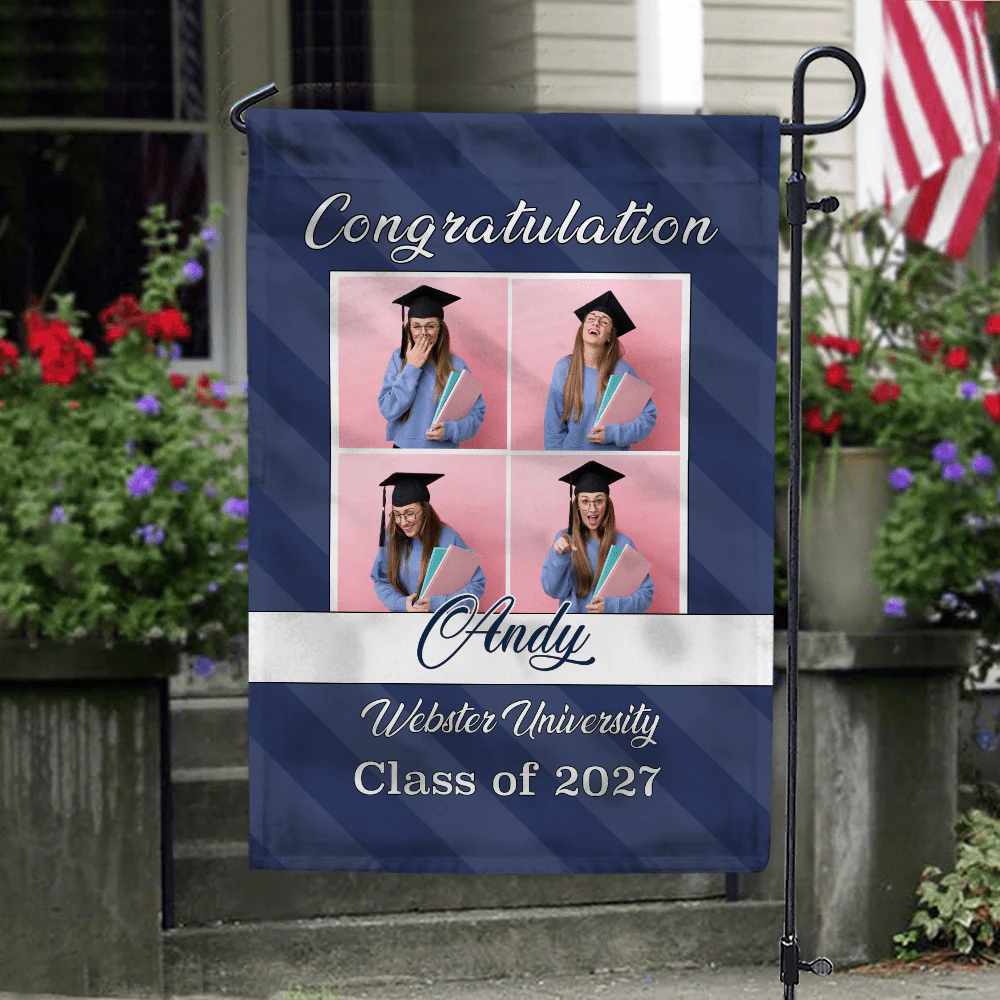 Congratulation Graduation Garden Flag HN590 - Image 18