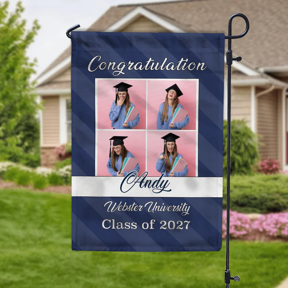 Congratulation Graduation Garden Flag HN590 - Image 20