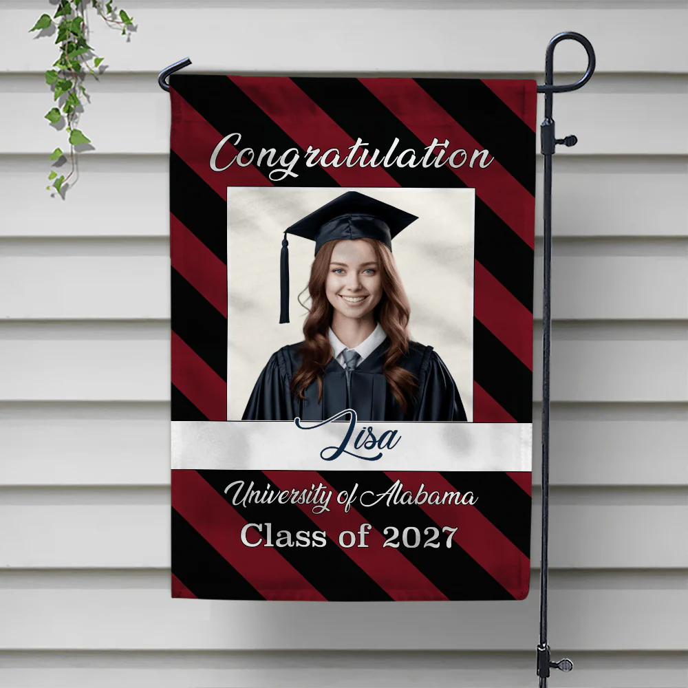 Congratulation Graduation Garden Flag HN590 - Image 21