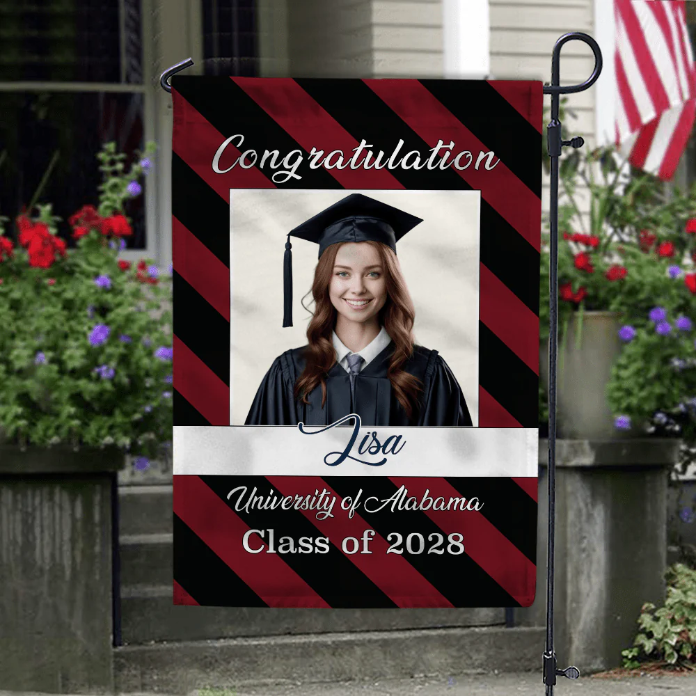 Congratulation Graduation Garden Flag HN590 - Image 28