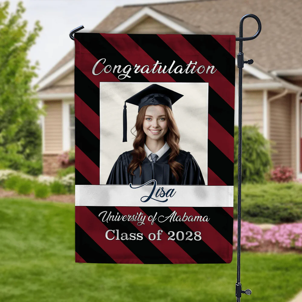 Congratulation Graduation Garden Flag HN590 - Image 29