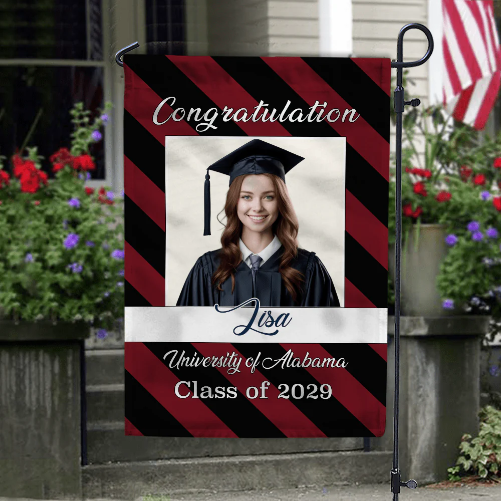 Congratulation Graduation Garden Flag HN590 - Image 30
