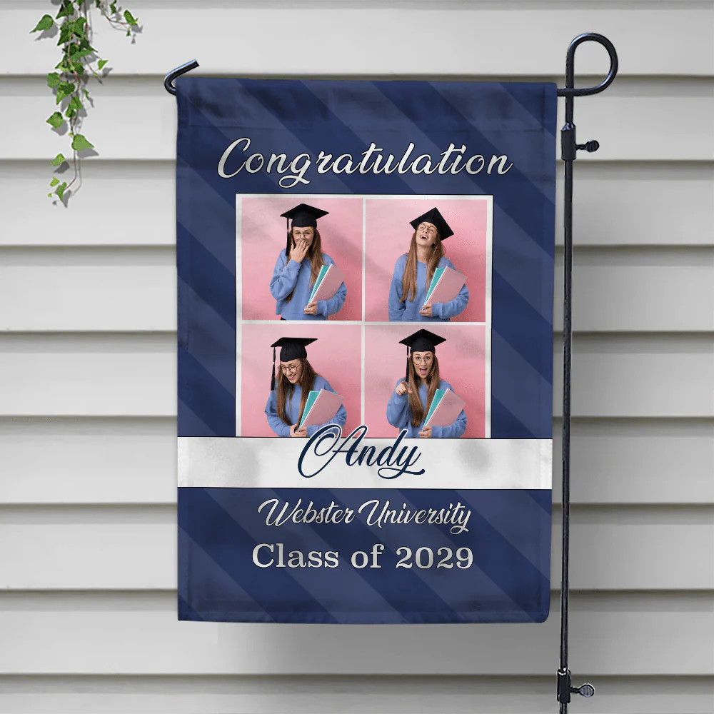 Congratulation Graduation Garden Flag HN590 - Image 35