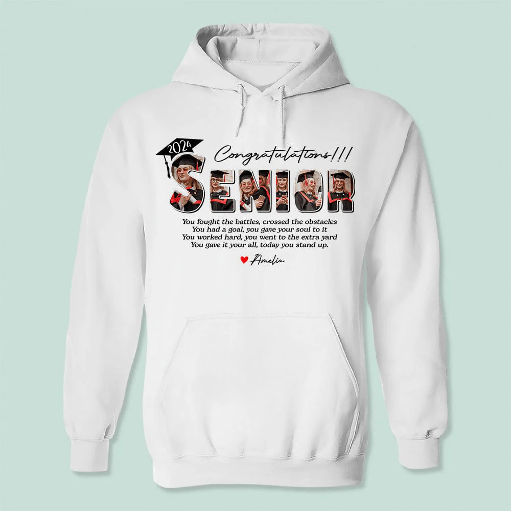 Custom Photo Senior Graduation Shirt K228 HN590 - Image 3