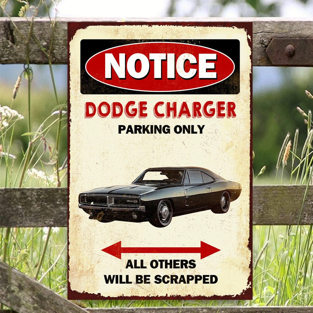 Custom Photo Notice Parking Only All Others Will Be Scrapped Car Metal Sign T368 HN590 - Image 6