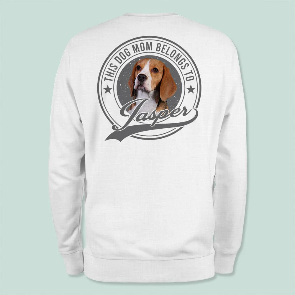 Custom Photo This Human Belongs To Dog Cat Bright Shirt TA29 888945 - Image 2