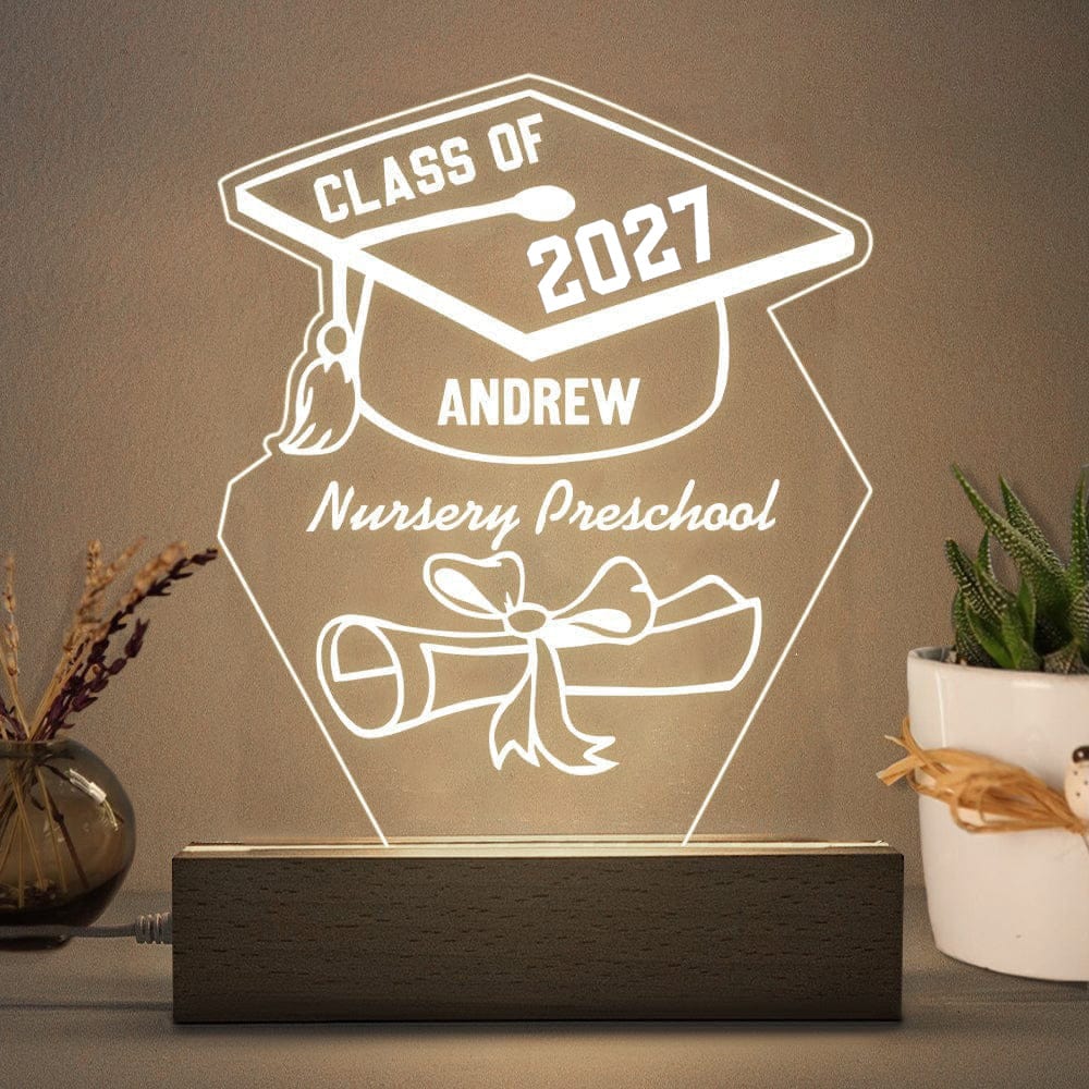 Class Of 2024 Graduation Acrylic Plaque With LED Night Light N304 HN590 - Image 5