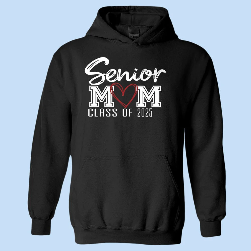 Senior Mom Class Of 2025 Graduation Dark Shirt NHS87 890613 - Image 8