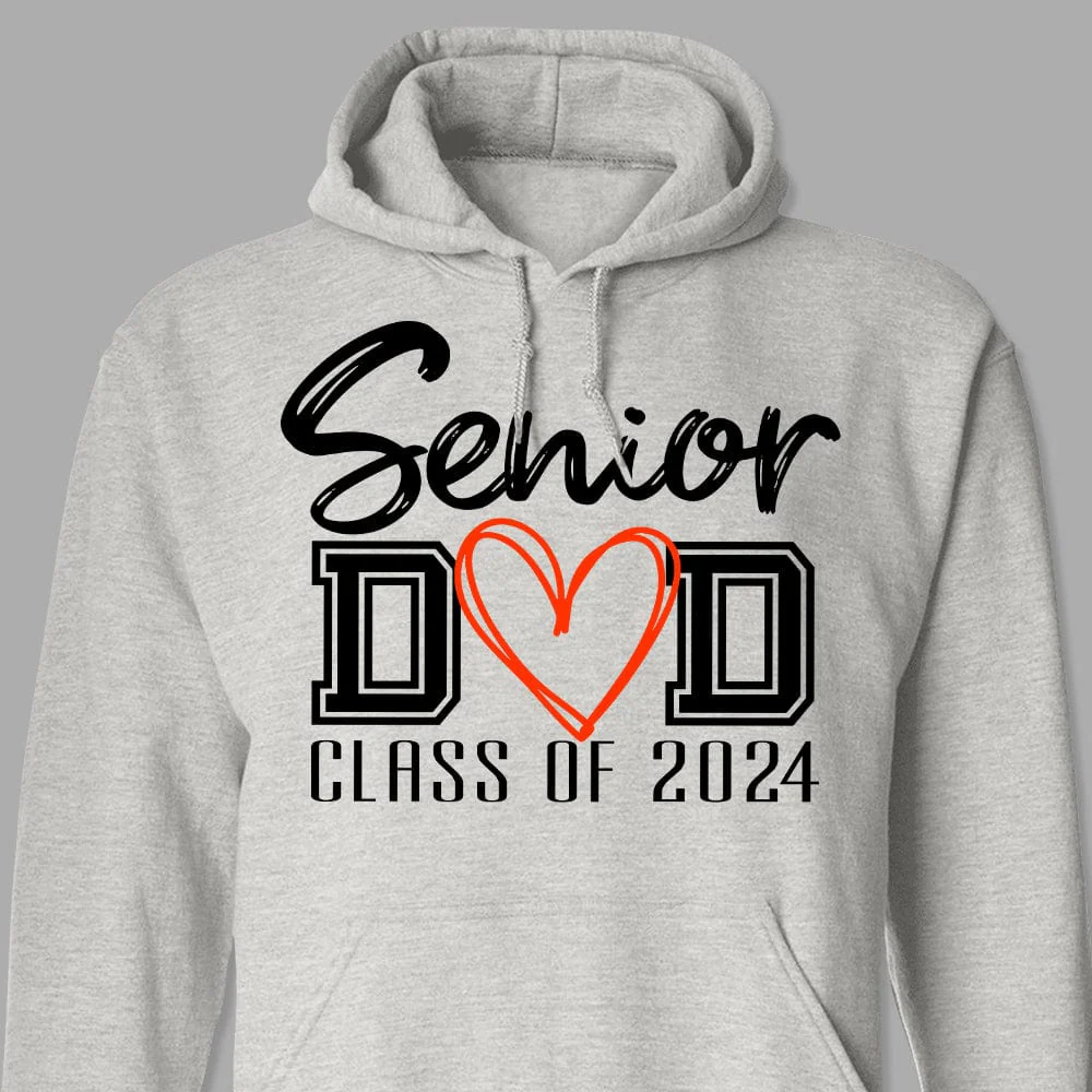 Senior Dad Class Of 2024 Shirt N304 HN590 - Image 2