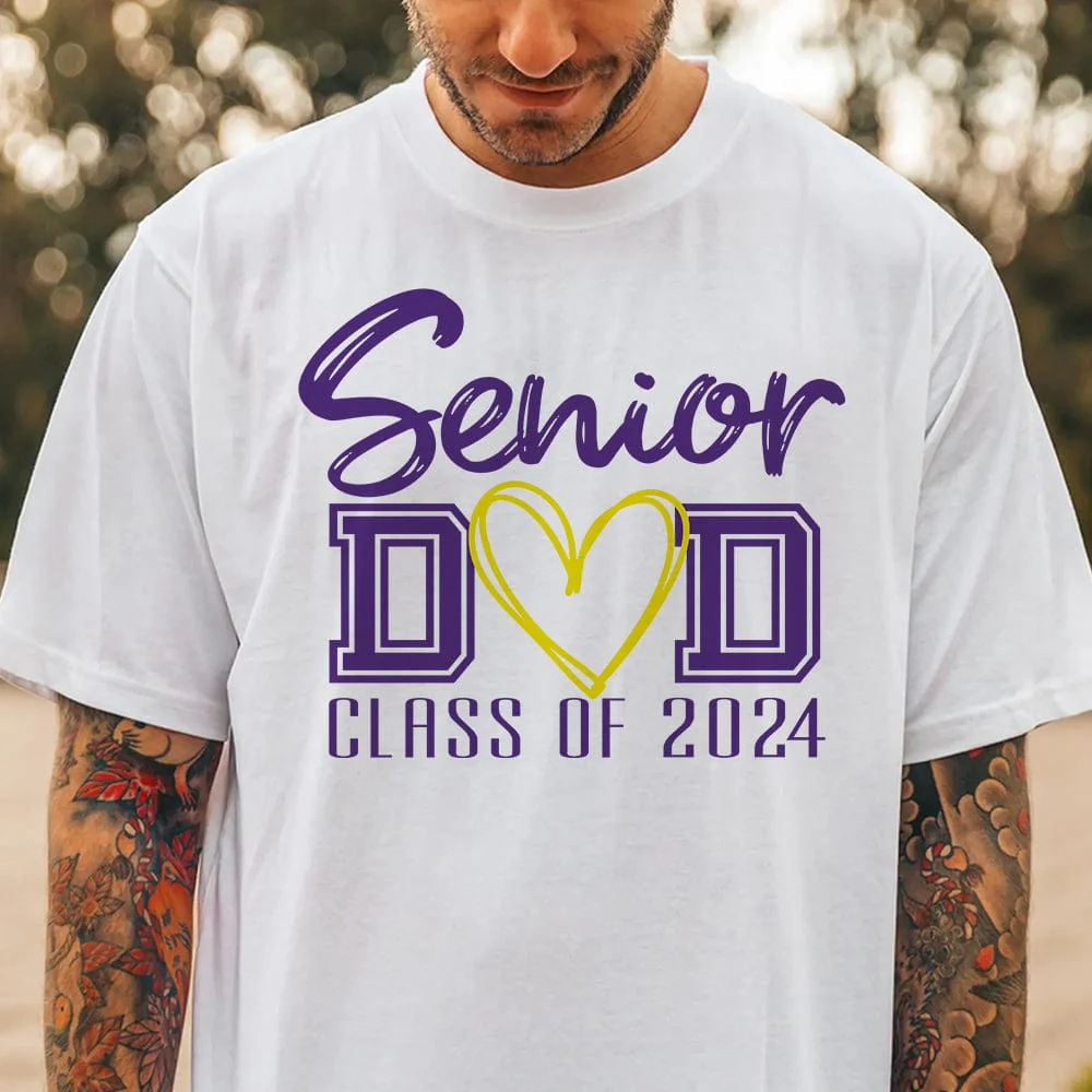 Senior Dad Class Of 2024 Shirt N304 HN590 - Image 4