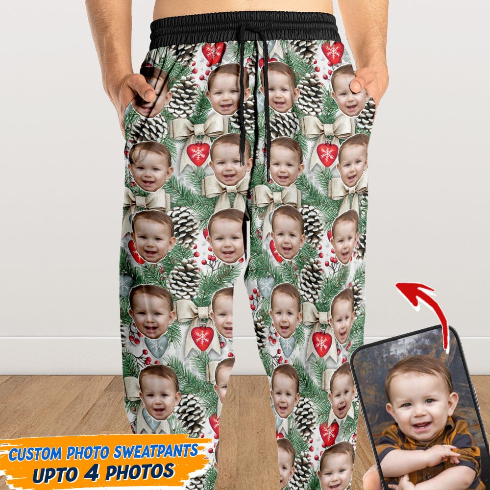 Sweatpants Custom Photo Portrait Face For Men and Women's N304 HA75 888995 - Image 2