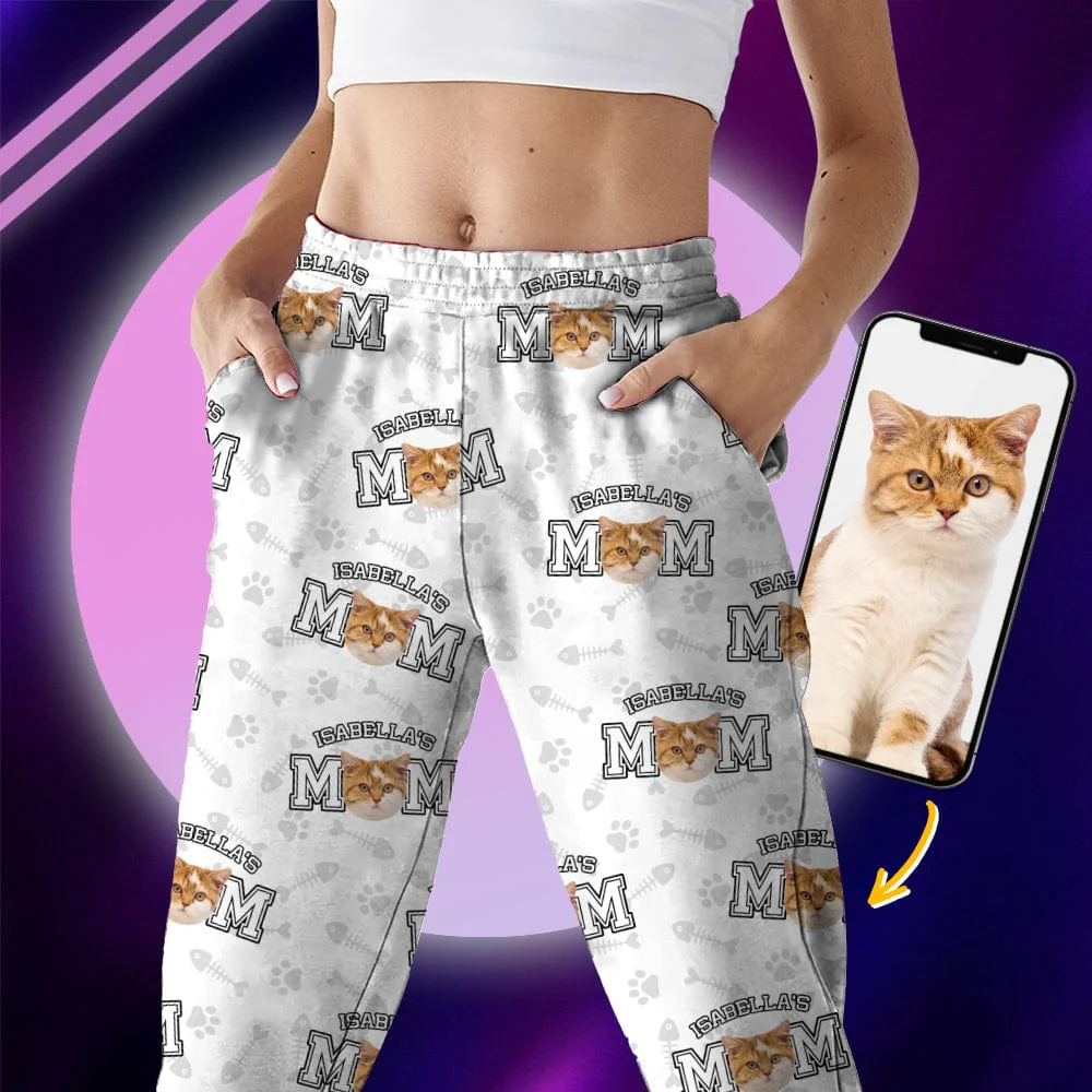 Custom Photo Cat Mom And Dad Pajamas TA29 889027 - Image 3