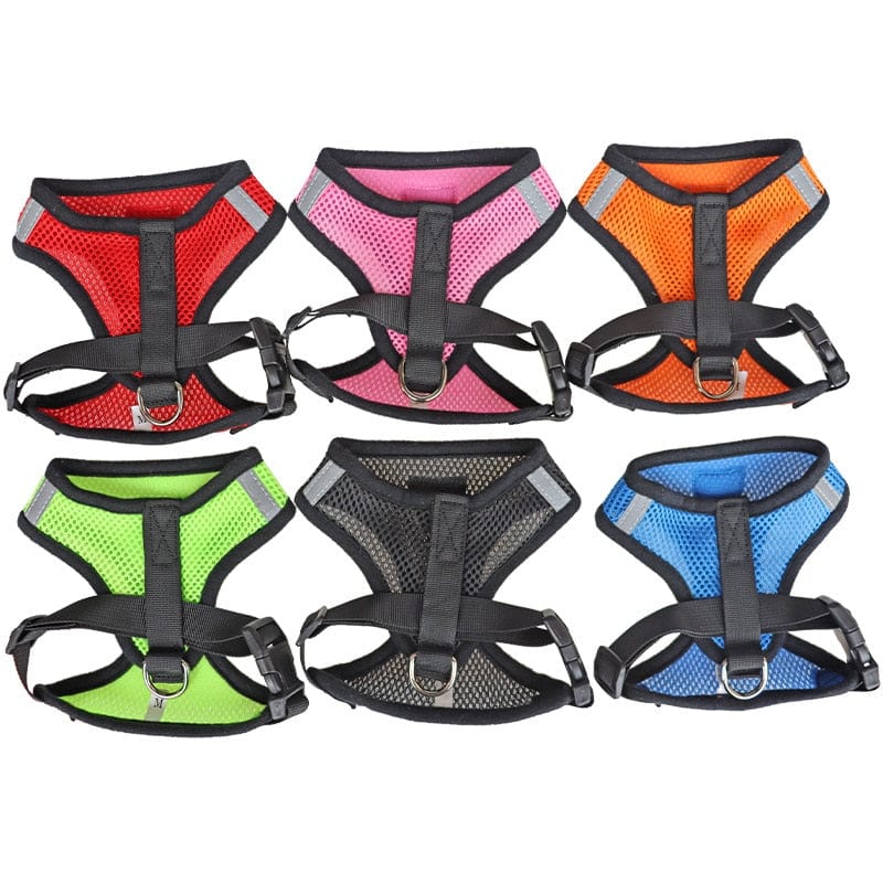 Dog Cat Adjustable Vest Polyester Mesh Breathable Harnesses - Image 17