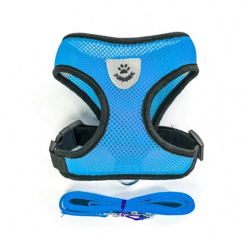 Dog Cat Adjustable Vest Polyester Mesh Breathable Harnesses - Image 7