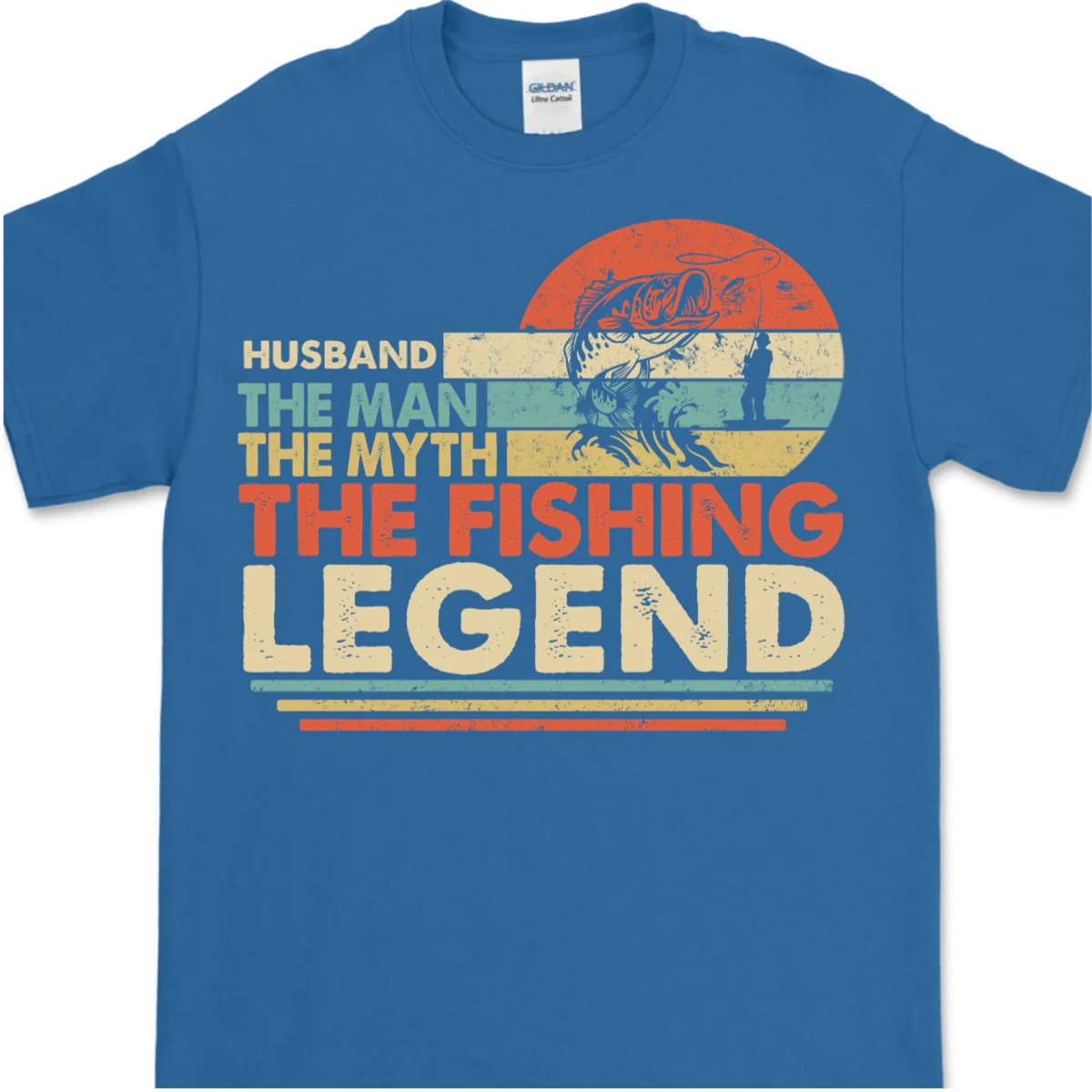 Dad The Man The Myth The Fishing Legend Dog Shirt - Image 3