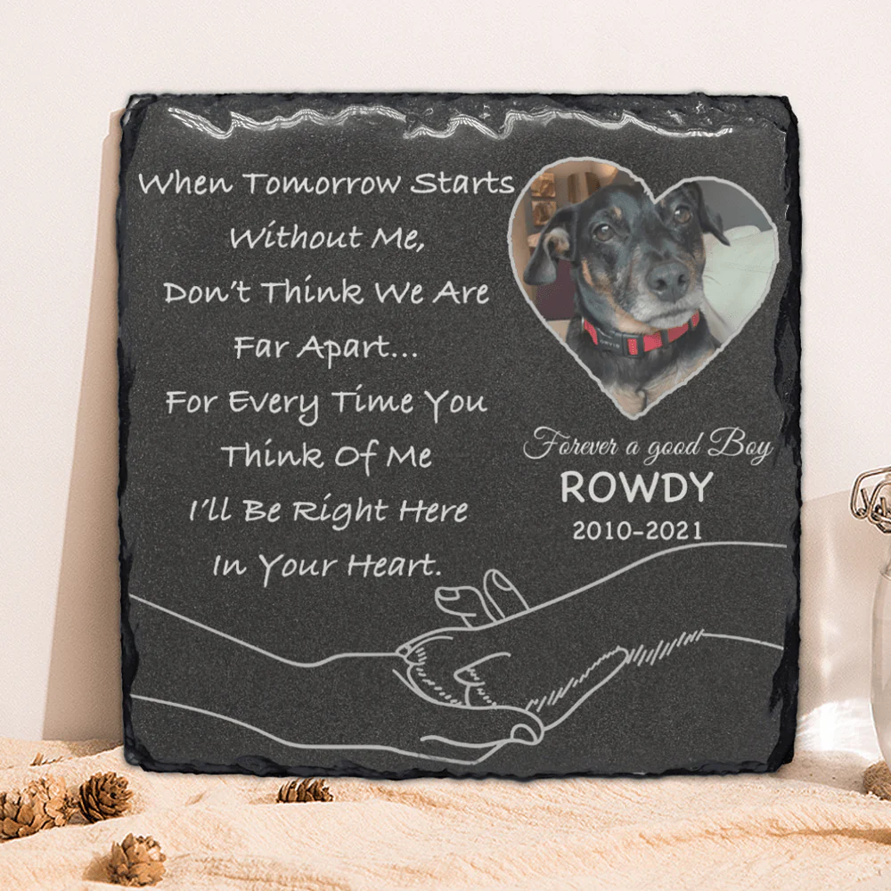 When Tomorrow Starts Without Me Dog Stone 891521