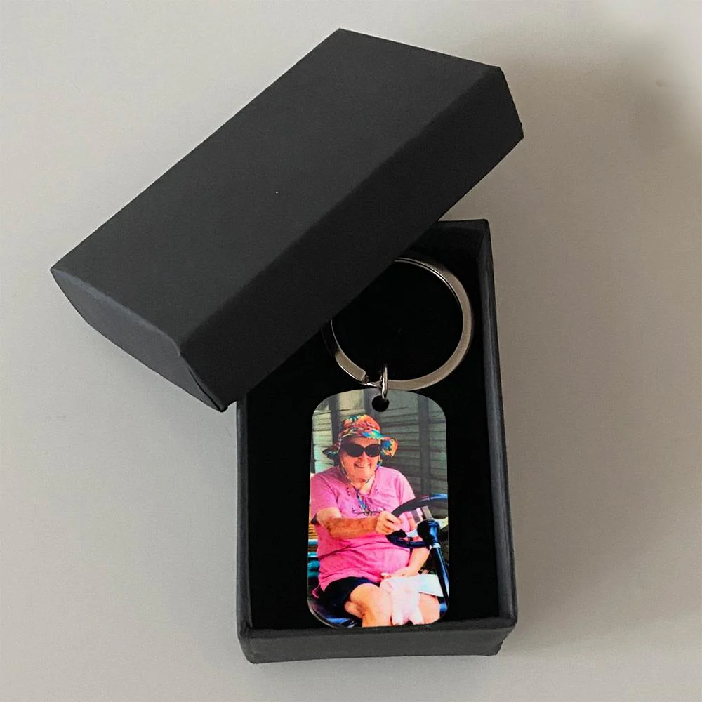I Will Carry You With Me Memorial Metal Keychain N369 886001 - Image 3