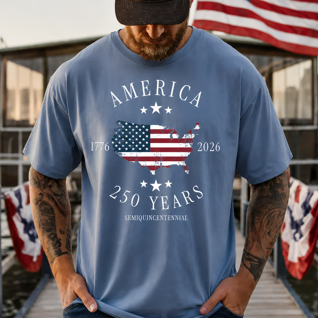 America 250th Anniversary, Patriotic Comfort Shirt TH10 170205 - Image 2