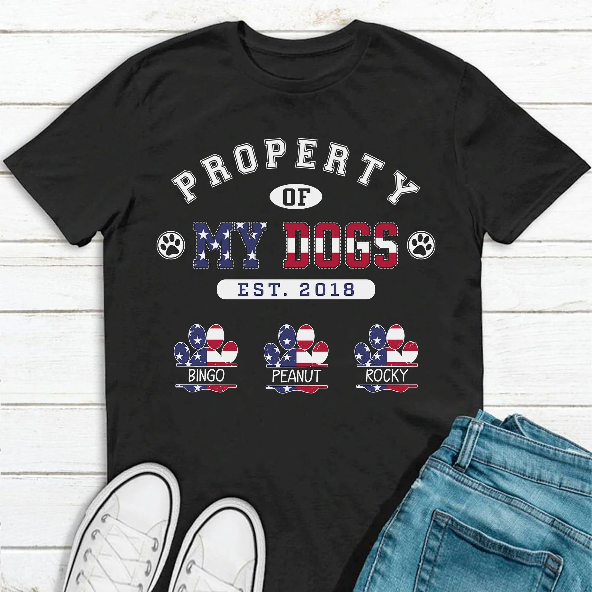 Property Of My Dogs Personalized Custom Dog Shirt C188 - Image 3