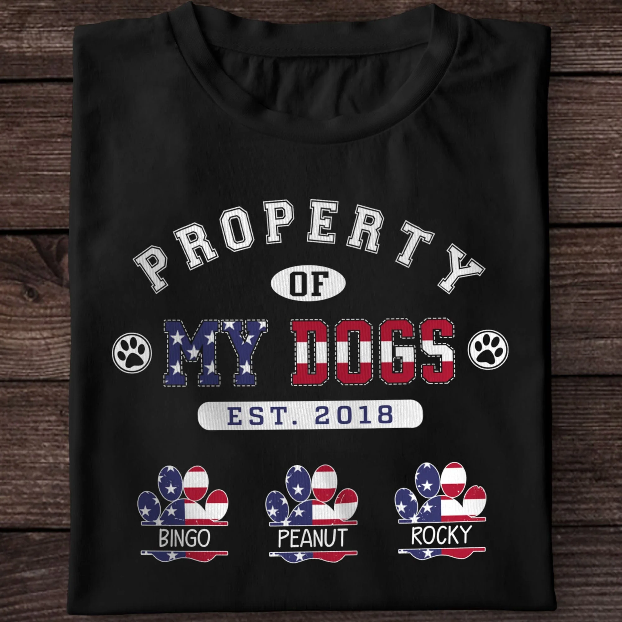 Property Of My Dogs Personalized Custom Dog Shirt C188 - Image 4