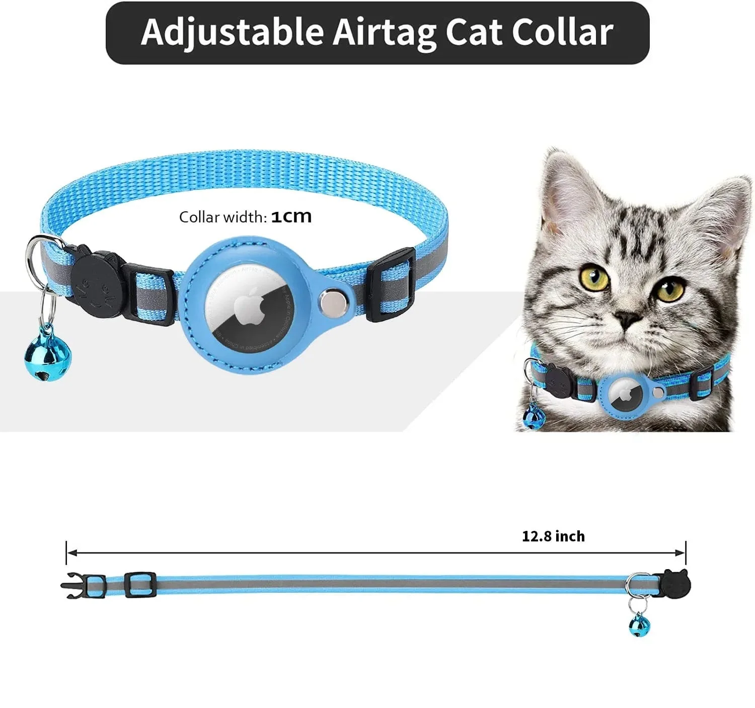 Anti-Lost Pet Cat Collar For The Apple Airtag Protective Tracker - Image 4