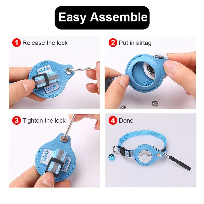Anti-Lost Pet Cat Collar For The Apple Airtag Protective Tracker - Image 5