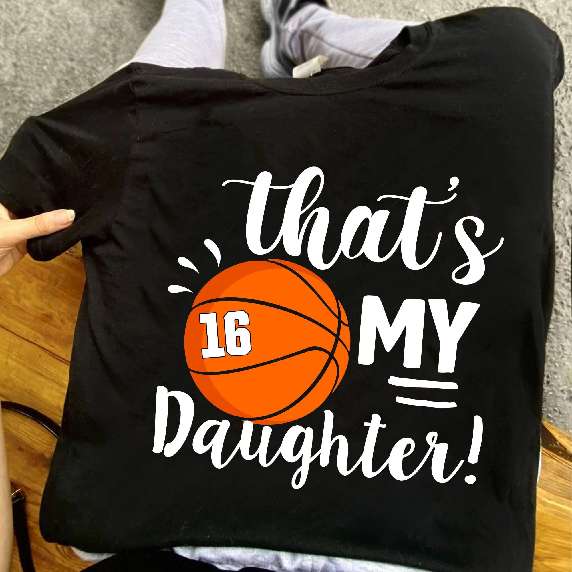 Basketball Family That's My Basketball Player Personalized Custom Basketball Shirts C480 - Image 2