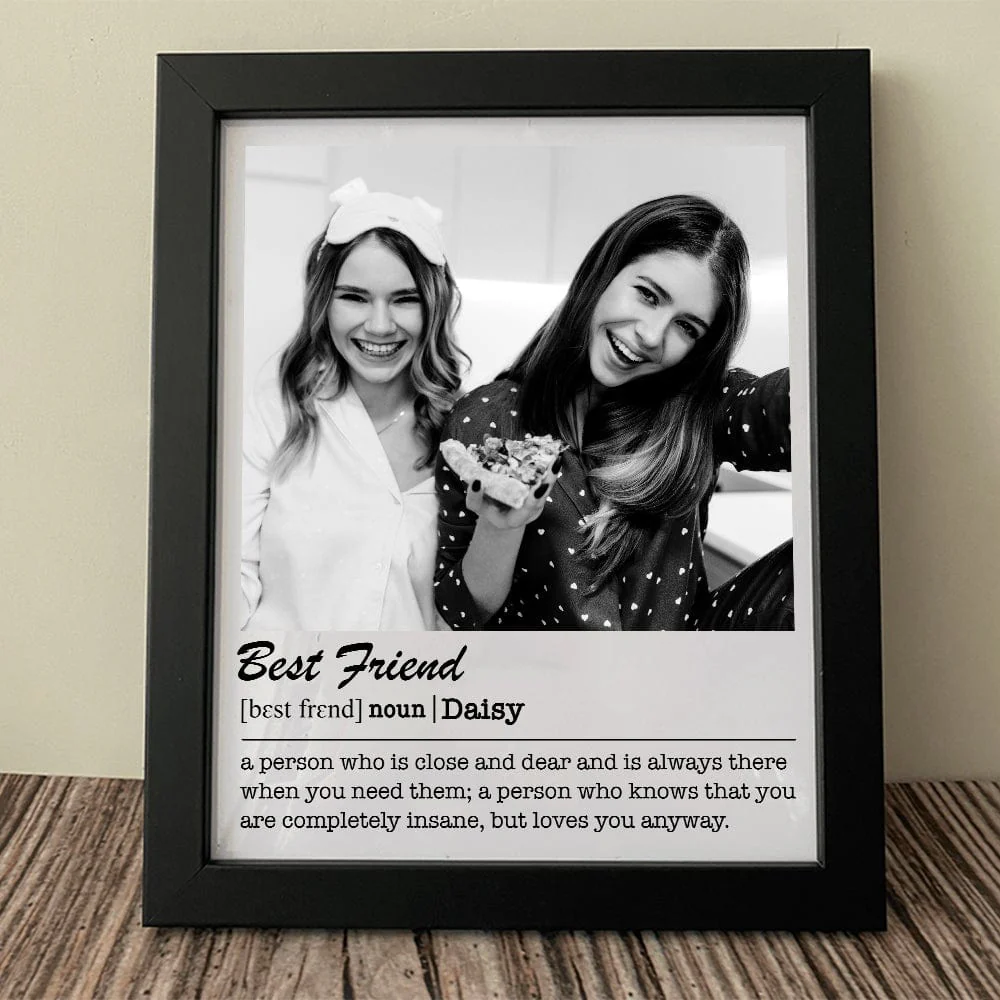 Best Friend Love You Anyway Picture Frame, Gift for Sister, HN590 - Image 3