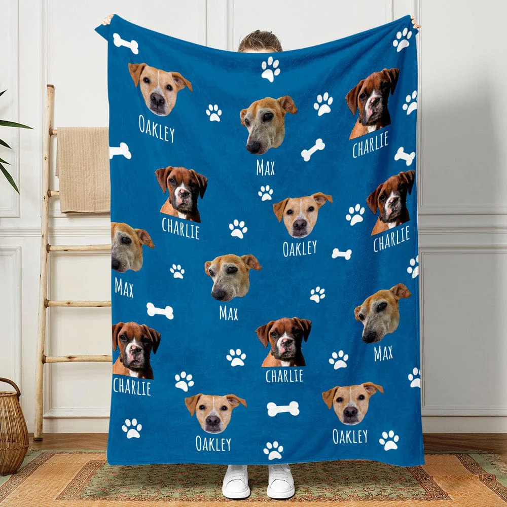 Upload Your Photo Blanket For Dog, Cat, Custom photo Pet, T368 889853 - Image 2