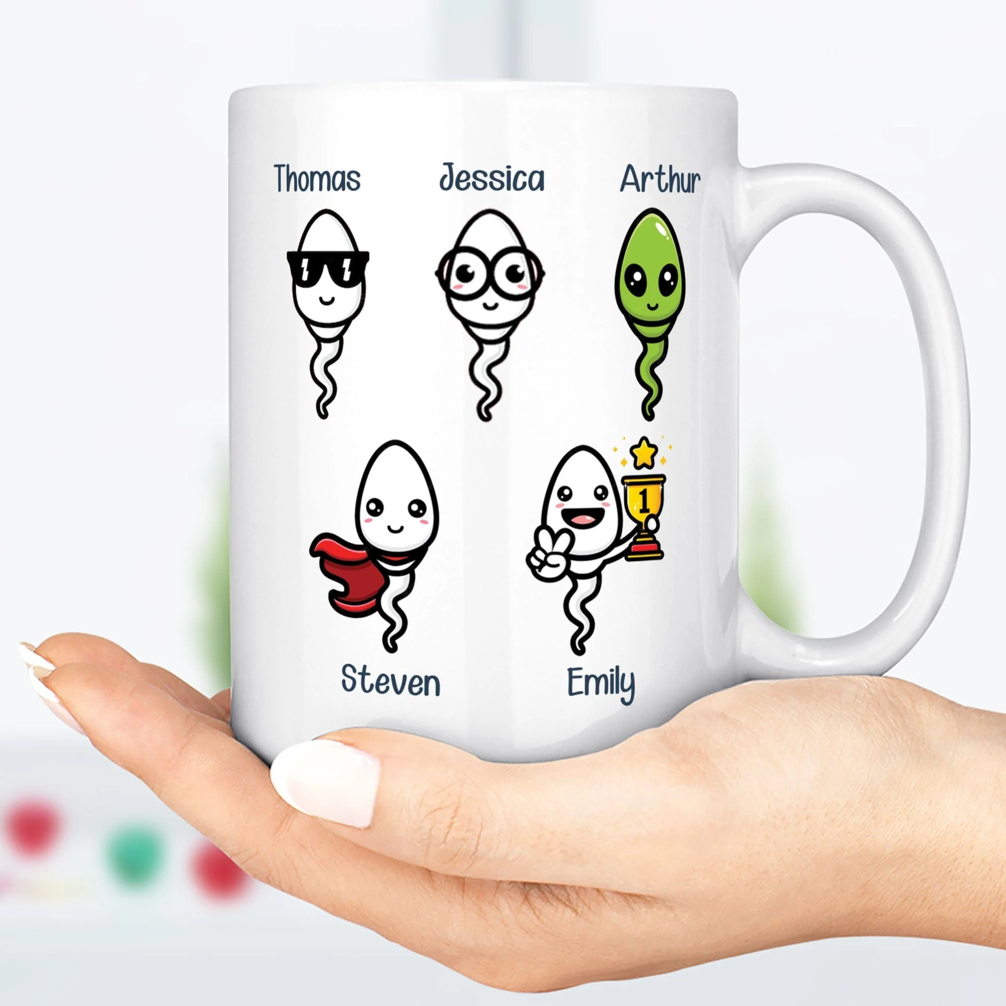 Came From Your Balls Personalized Custom Father's Day Birthday Mug C340 890773 - Image 2