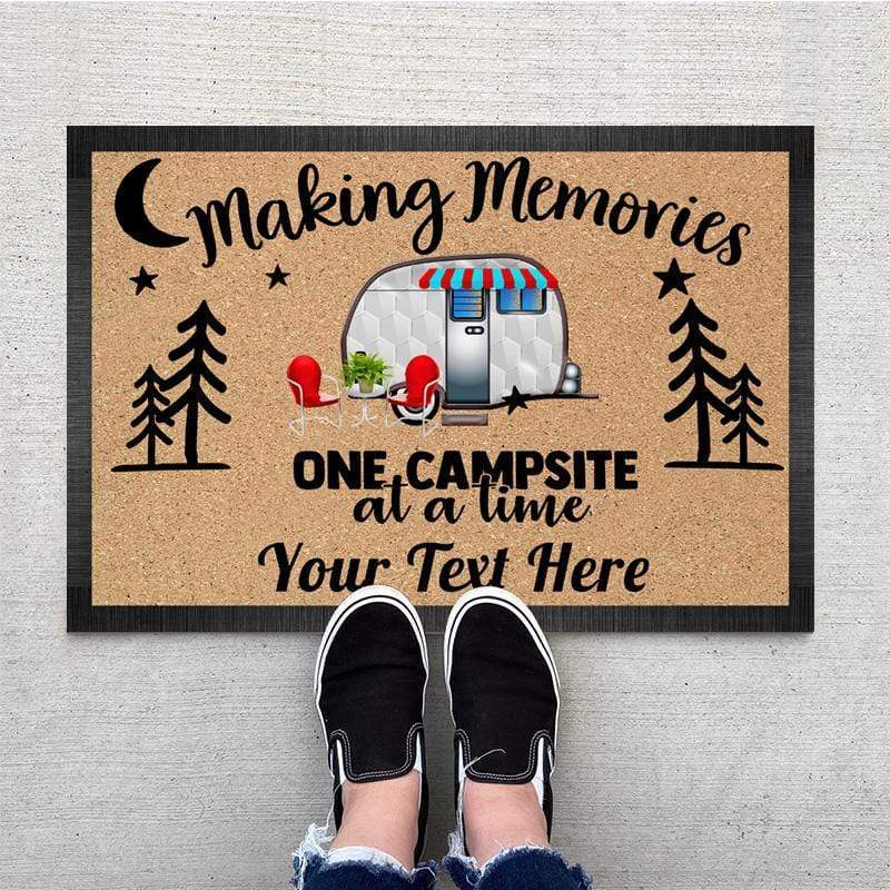 Making Memories One Campsite Doormat, RV Camping Doormat, Camping Gift HN590 - Image 2