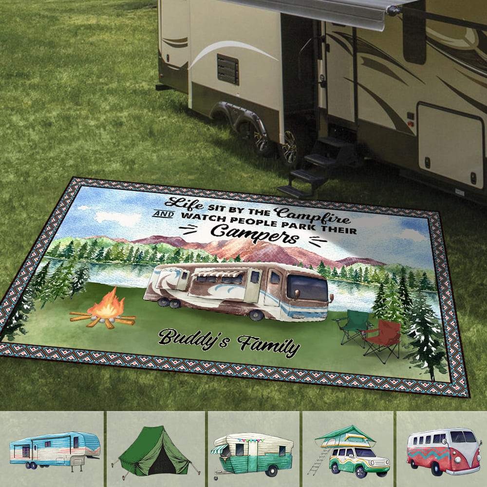 Camping Patio Rug, Patio Mat HN590 891409 - Image 3