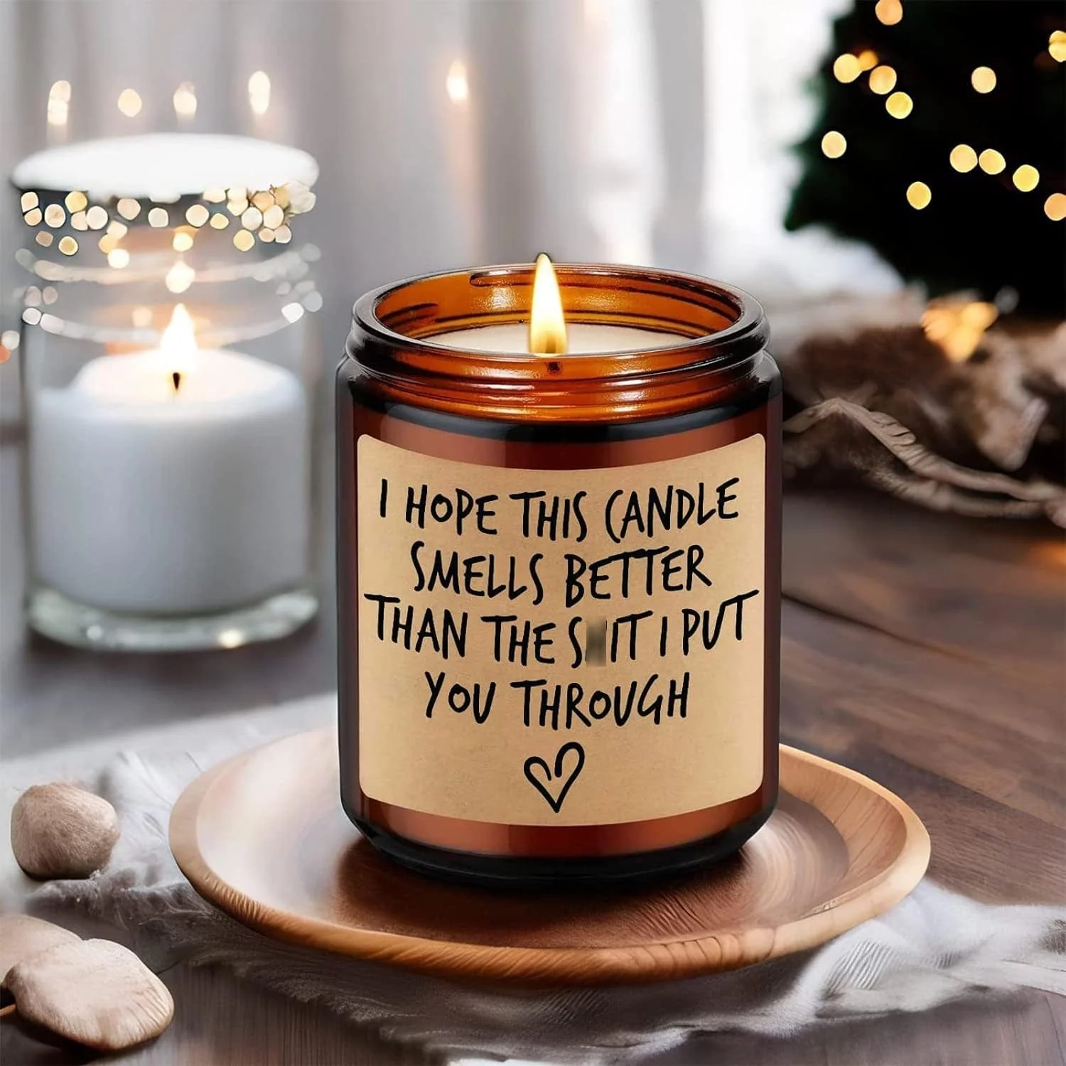 Candle, I'M Sorry, I Love You Gifts for Her Him, Gifts for Wife, Mom Gifts, Grandma Girlfriend Wife Birthday Gift Idea - Mothers Day Funny Gifts for Women Men Dad Husband Boyfriend - Image 7