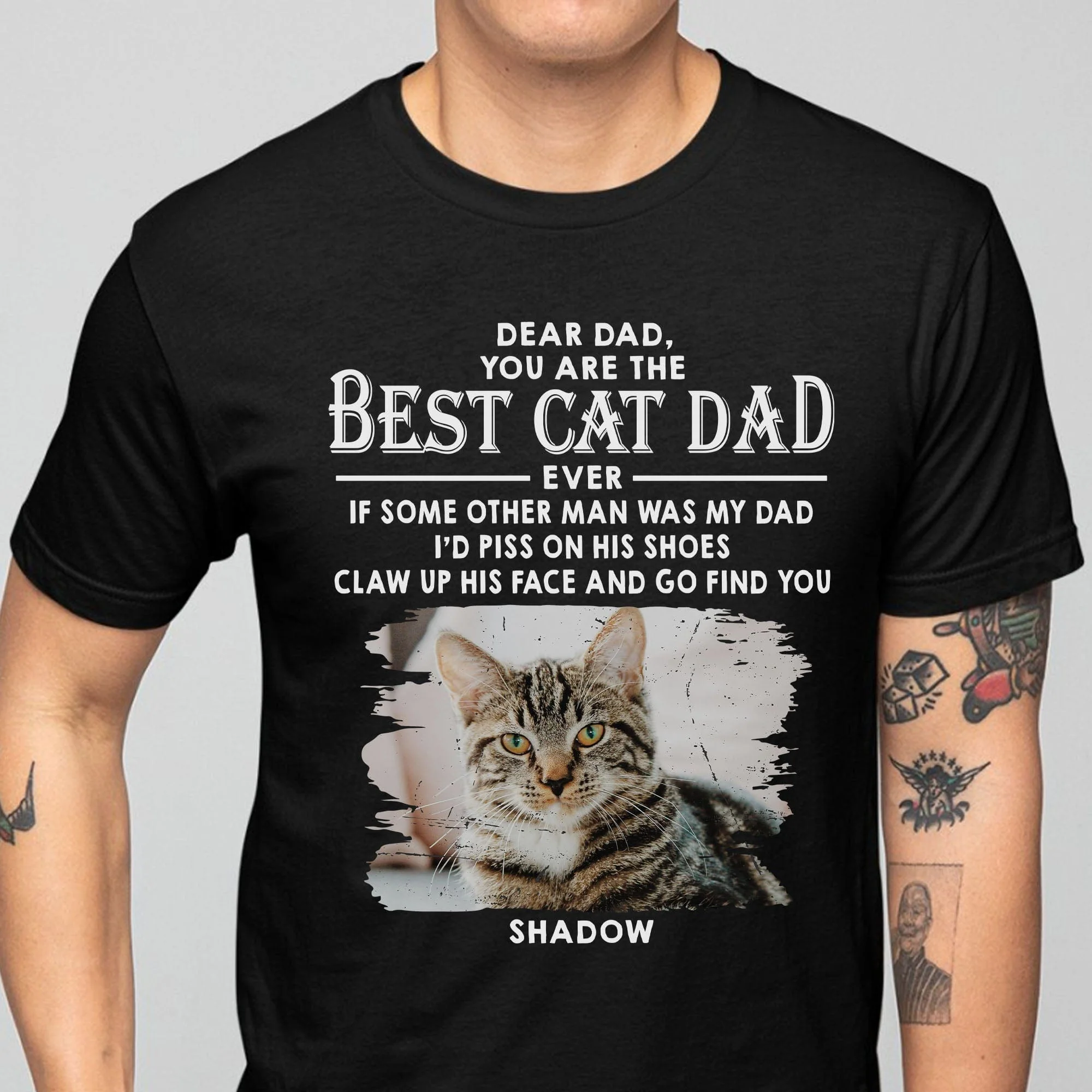 Cats Go Find You Personalized Custom Photo Cat Shirt C606 - Image 3