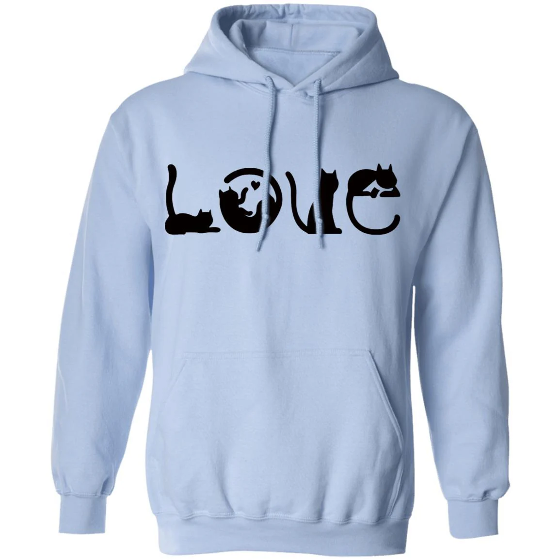 Love Cat Unisex Sweatshirt Hoodie - Image 3