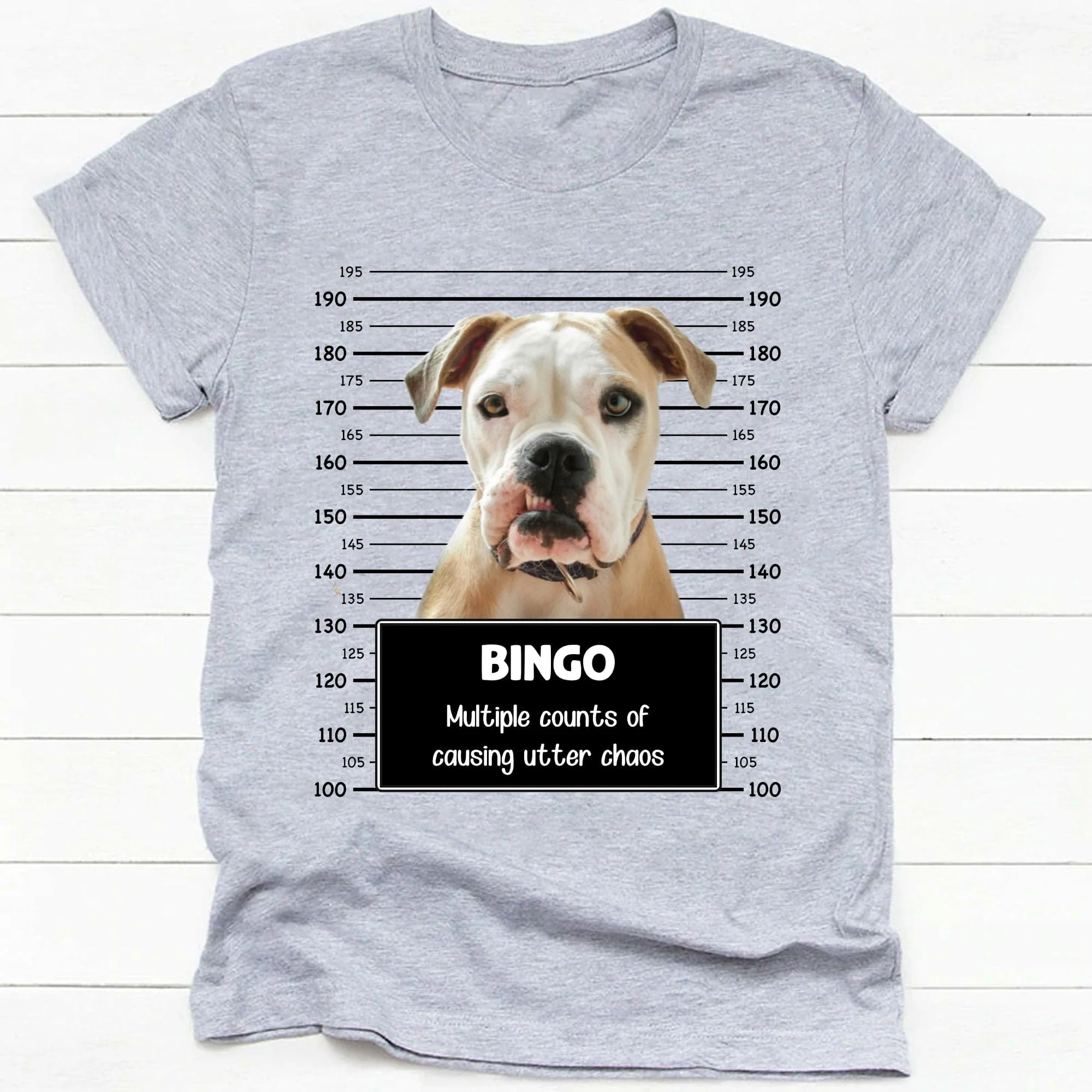 Chaos Maker Personalized Dog Cat Pet Photo Shirt C288 - Image 4