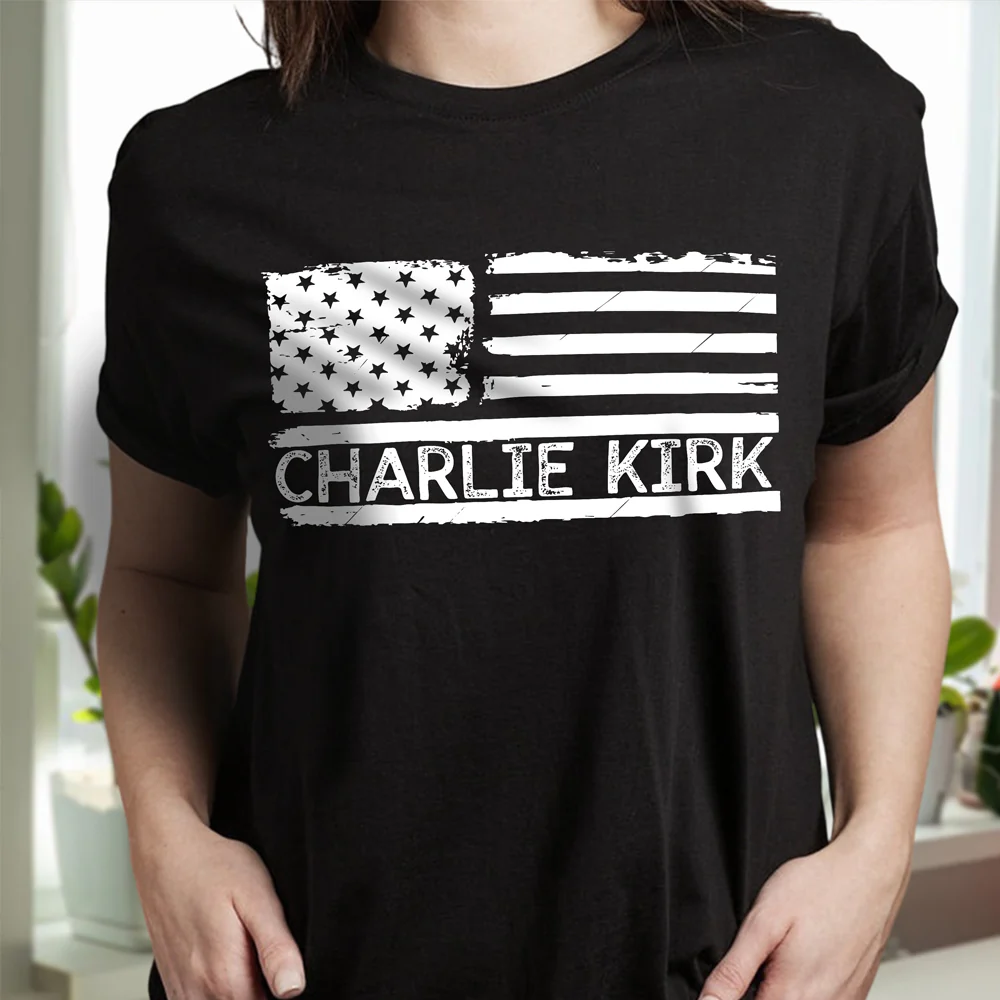 Charlie Kirk Memorial Dark Shirt HA75 644115 - Image 5