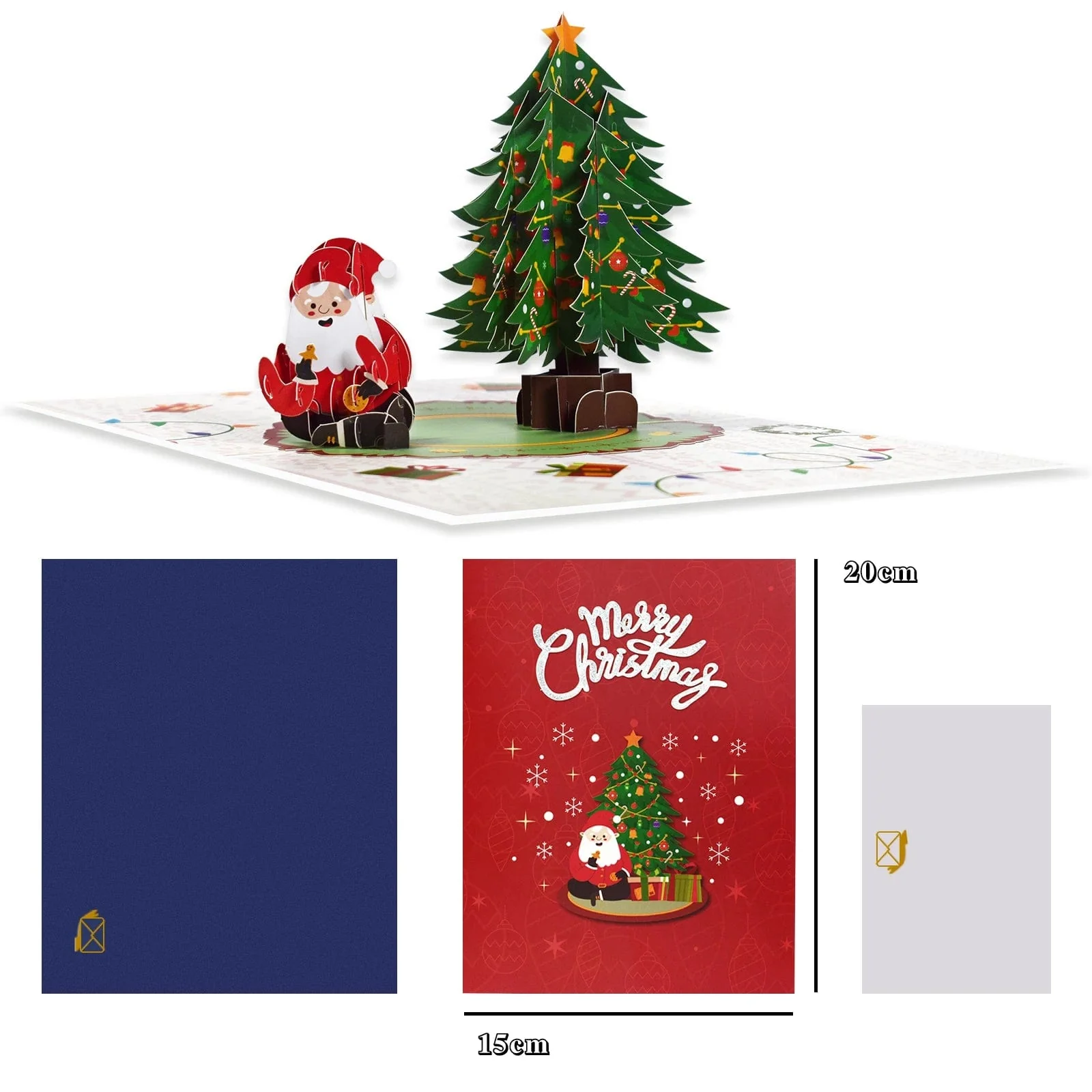 Christmas Card Pop Up 3D Greeting Card New Year - Image 10