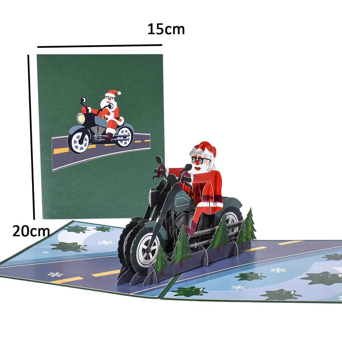 Christmas Card Pop Up 3D Greeting Card New Year - Image 22