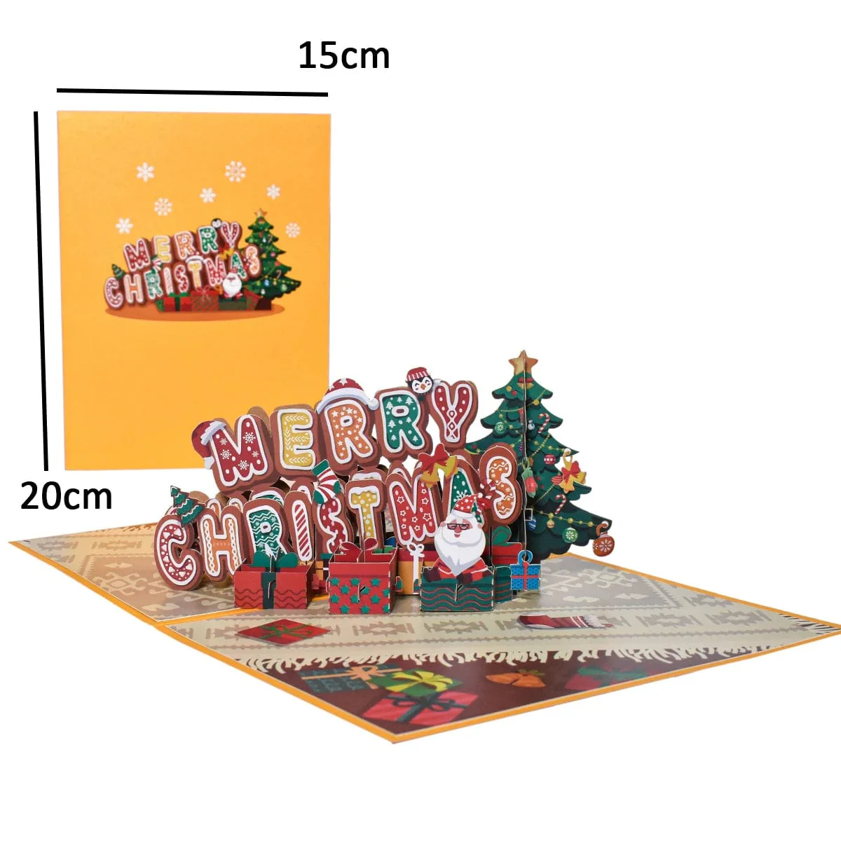 Christmas Card Pop Up 3D Greeting Card New Year - Image 24