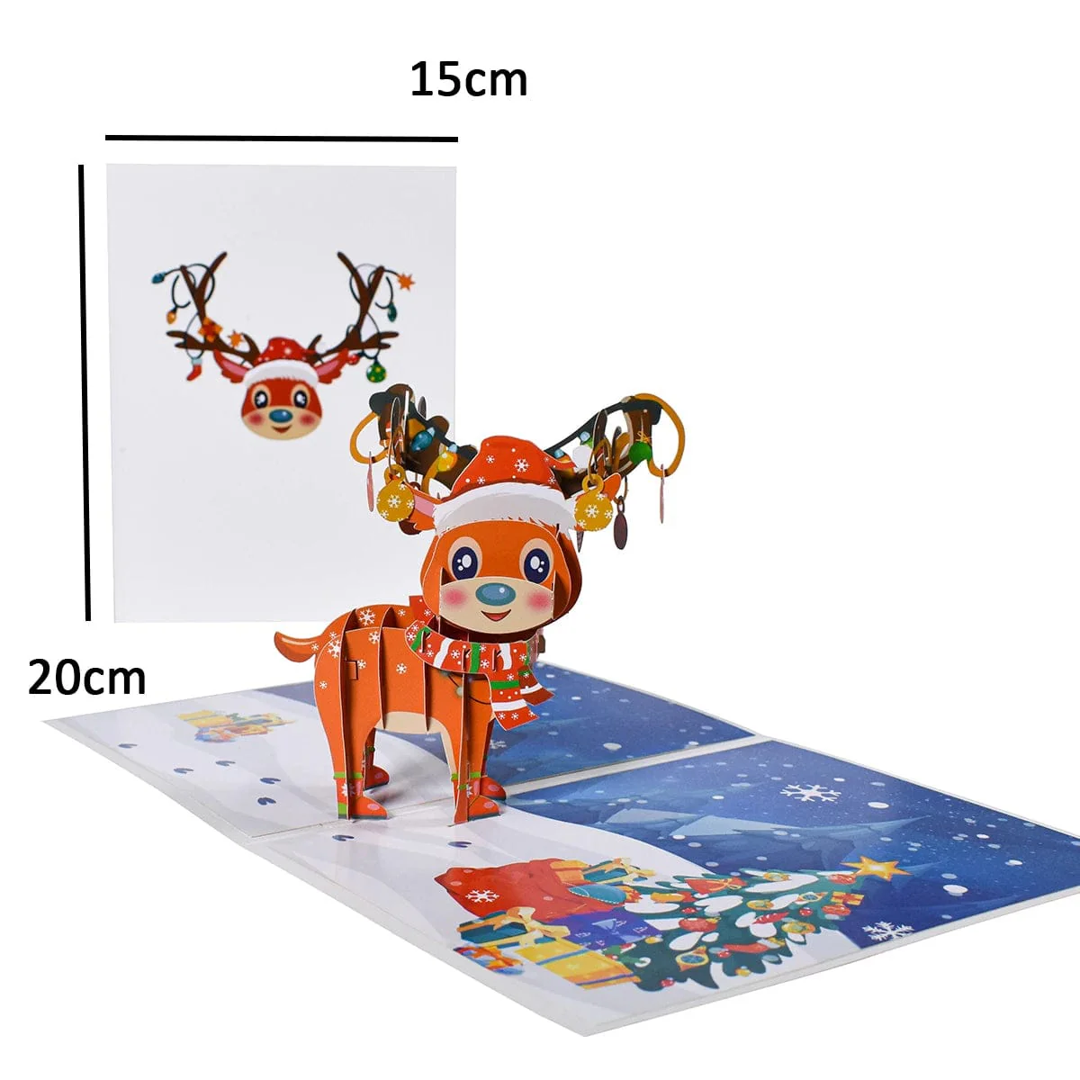 Christmas Card Pop Up 3D Greeting Card New Year - Image 25